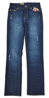 Levi's Girl's Adjustable Inside Waistband Slim Straight Stretch Jeans